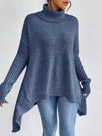 Pull Col Montant Élégant & Décontracté