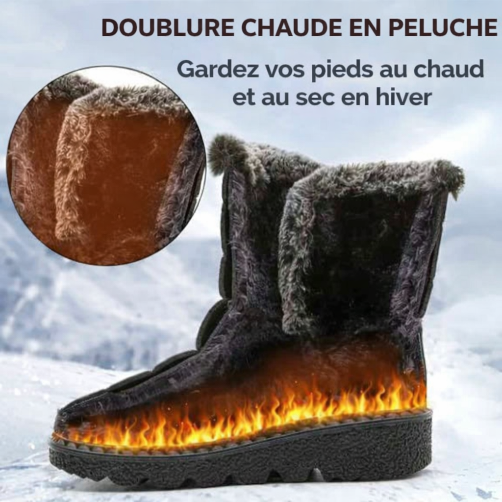 Bottines d'hiver - Doublées En Polaire, Antidérapantes & Imperméables
