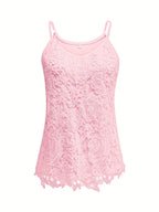 Top Juniana En Dentelle Sans Manches