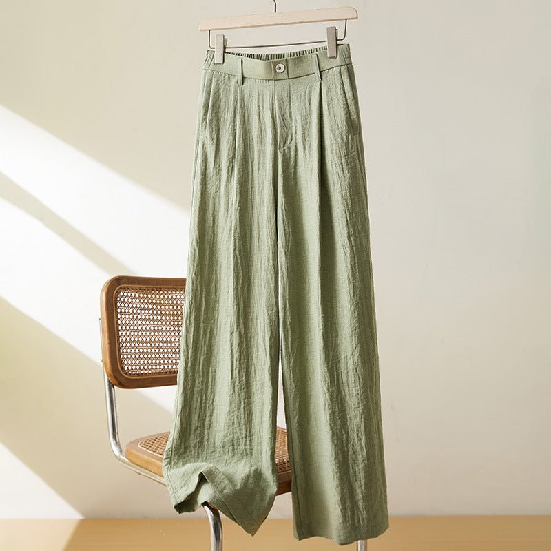 Pantalon Karina Oversize En Lin Pour Femmes