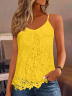 Top Juniana En Dentelle Sans Manches