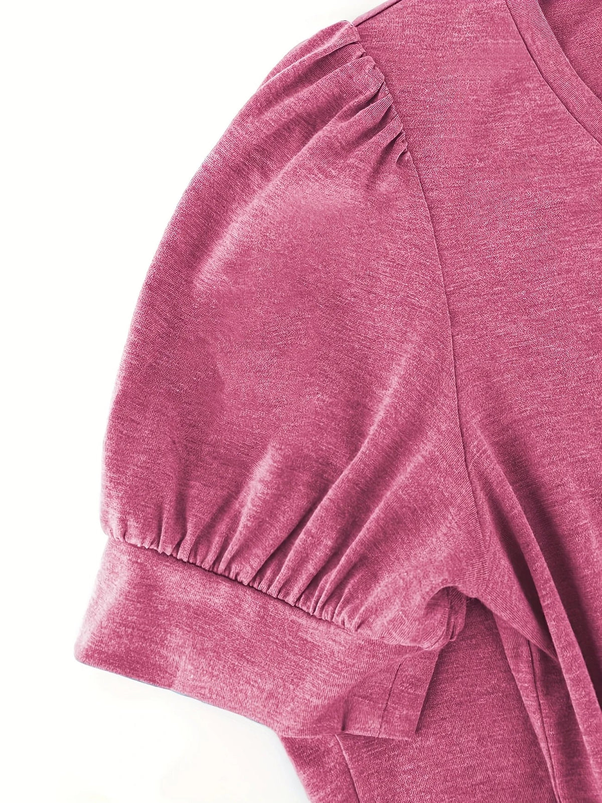 T-shirt Respirant En Coton À Manches En Pétales