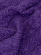 Pull-Robe À Col Roulé En Maille Torsadée Épaisse