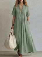 Robe Dina Plissée & Longue