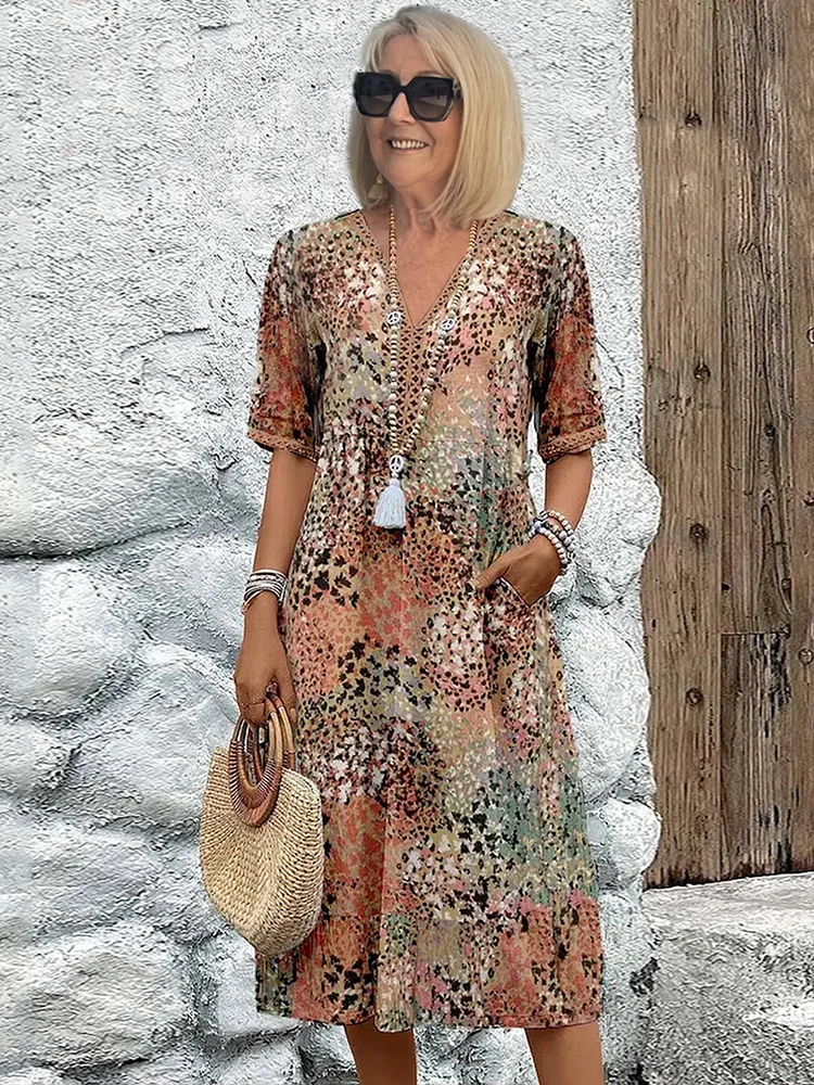 Robe Mi-longue Élégante