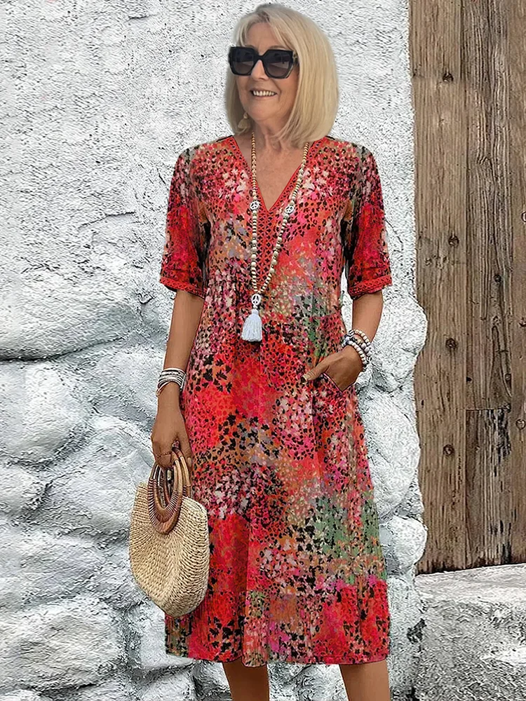 Robe Mi-longue Élégante