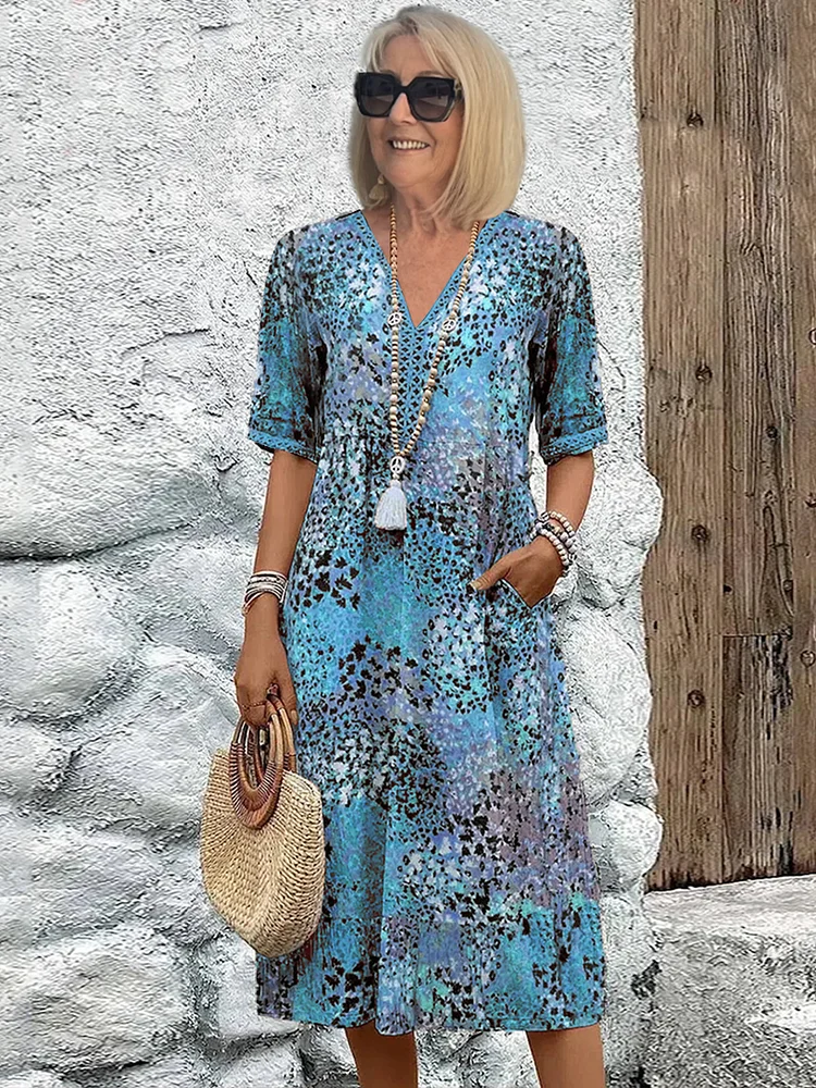 Robe Mi-longue Élégante