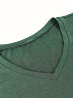 T-shirt Respirant En Coton À Manches En Pétales