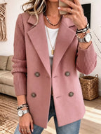 Blazer Élégant En Maille