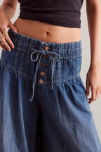 Jeans Amples & Élégants À Jambes Larges