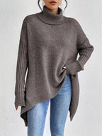 Pull Col Montant Élégant & Décontracté