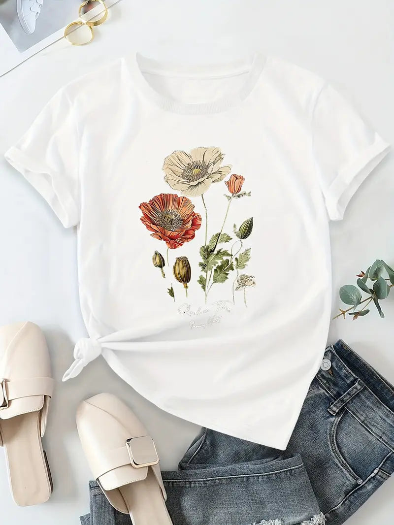 Pull Falinia À Manches Courtes Avec Imprimé Floral