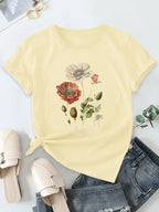 Pull Falinia À Manches Courtes Avec Imprimé Floral