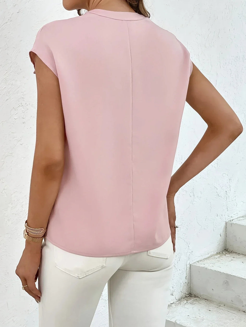 Chemise D'été À Manches Courtes Avec Poches