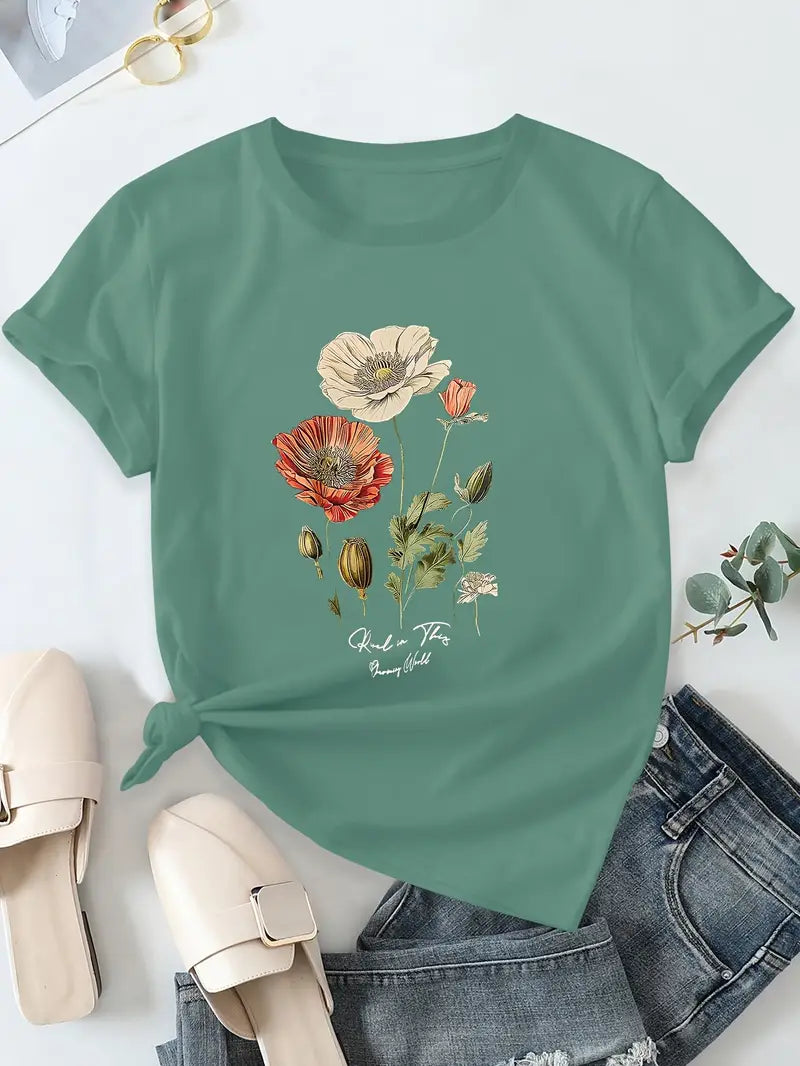 Pull Falinia À Manches Courtes Avec Imprimé Floral