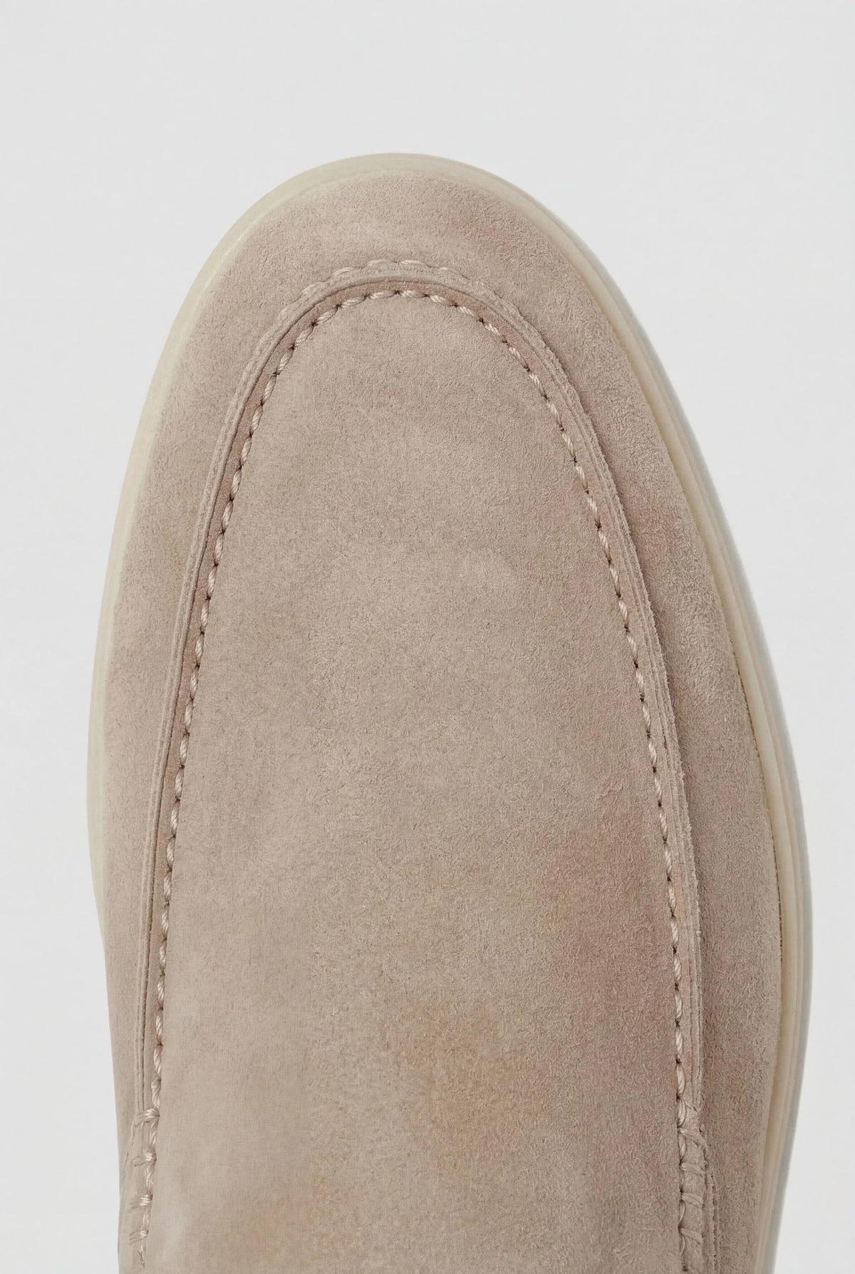 Yacht | Mocassino Aperto Camoscio — Beige