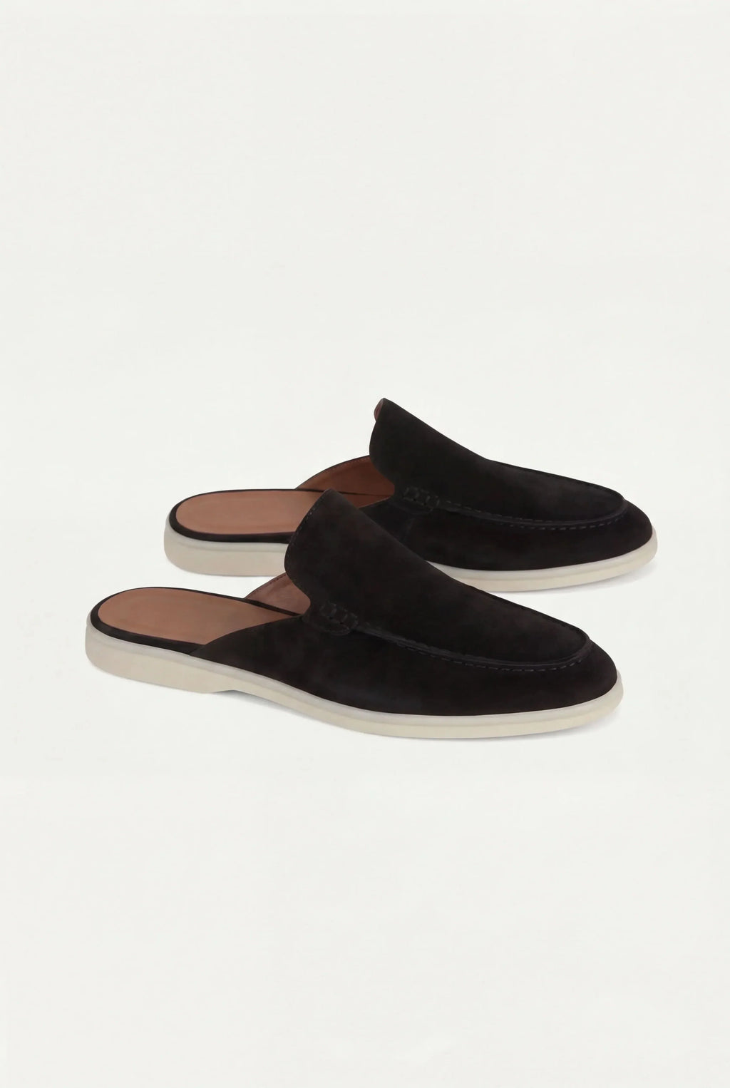 Yacht | Mocassino Aperto Camoscio — Nero