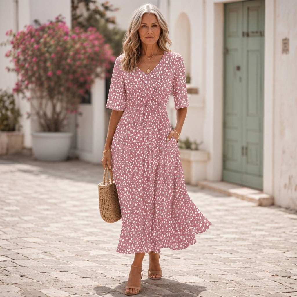 Robe Rozy Avec Cache-Ventre