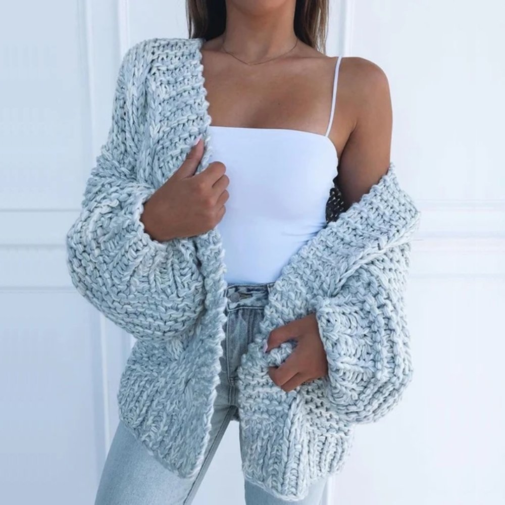 Veste Oversize En Tricot Pour Les Fins De Soirées Estivales