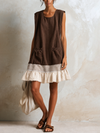 Robe Nima À Ourlet Volanté