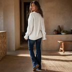 Pull Brunella À Col En V En Maille