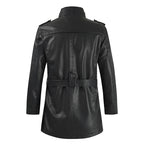 Filippo | Giacca Biker Lunga in Pelle