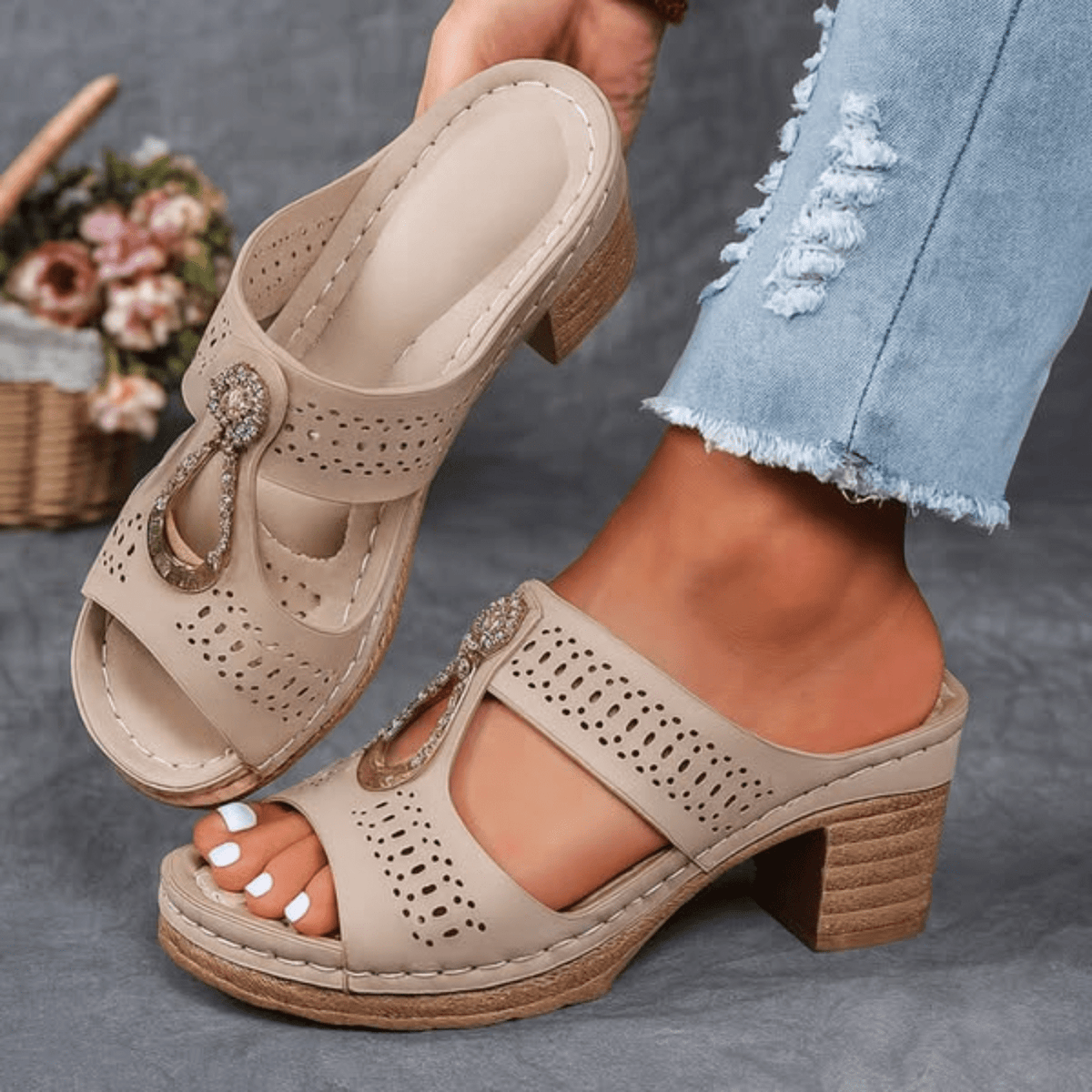 Sandales Nelly Orthopédiques Chics & Confortables