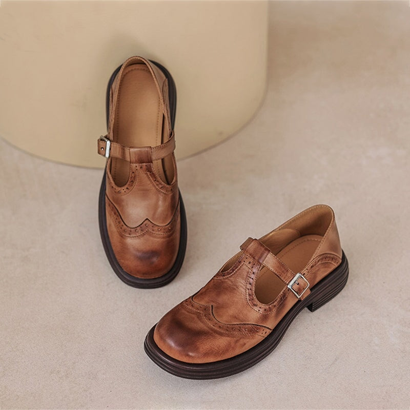 Chaussures Marylin Élégantes En Cuir