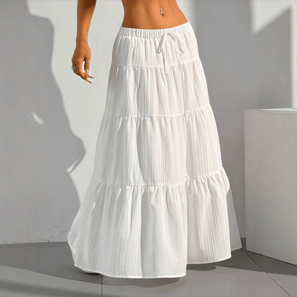 Jupe Karina Longue En Coton