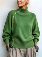 Pull Lima À Col Roulé Asymétrique