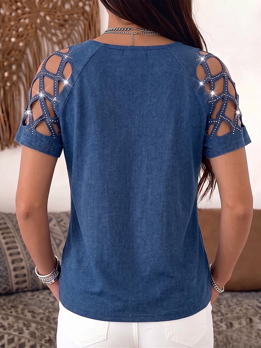 Pull Aussie En Jean & Col En V