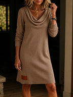 Robe-Pull Mira En Maille Côtelée