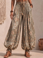 Pantalon Bali À Motifs Floraux En Dentelle