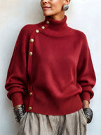 Pull Lima À Col Roulé Asymétrique