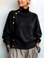 Pull Lima À Col Roulé Asymétrique