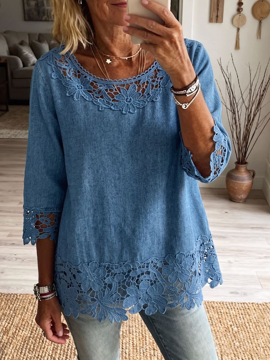 Chemise Vintage En Denim