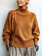Pull Lima À Col Roulé Asymétrique