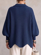Cardigan Angèle Oversize En Maille