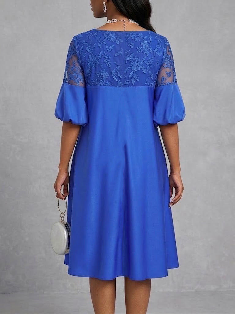 Robe Isabel Avec Manches Lanterne