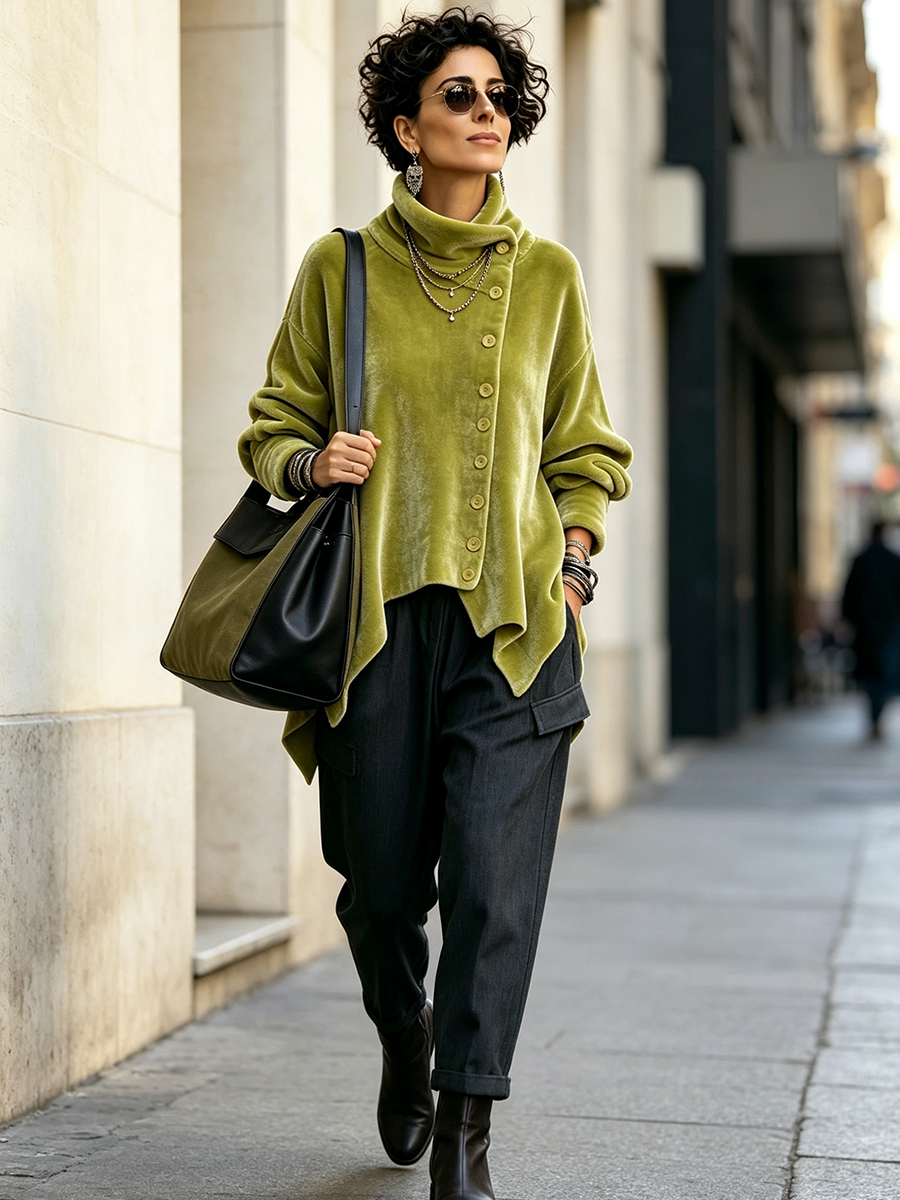 Pull Filou En Velours Doux