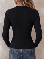 Pull Sylvie Avec Découpes & Lacets
