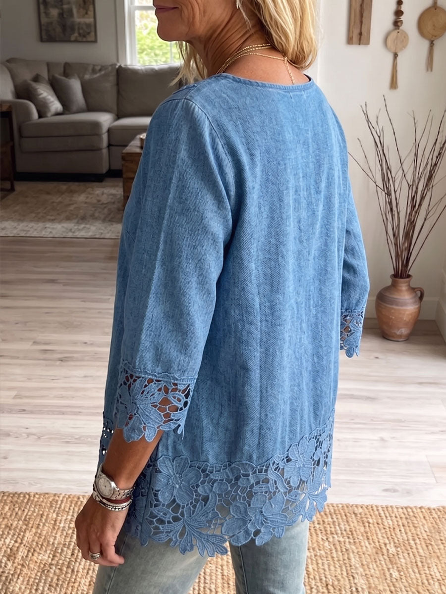 Chemise Vintage En Denim