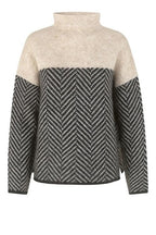 Pull Oversize À Col Montant En Cachemire