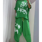 Ensemble deux pièces pour femmes: T-shirt & Pantalon Oversize