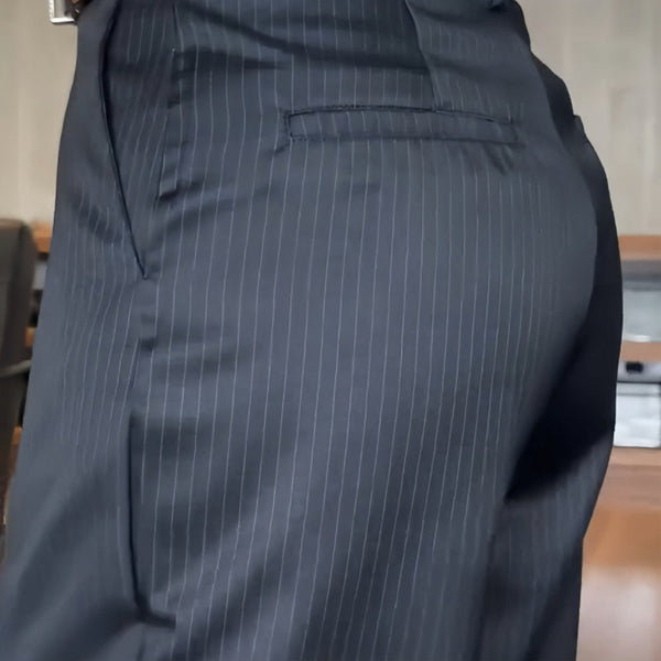 Pantalon Julia Élégant À Rayures
