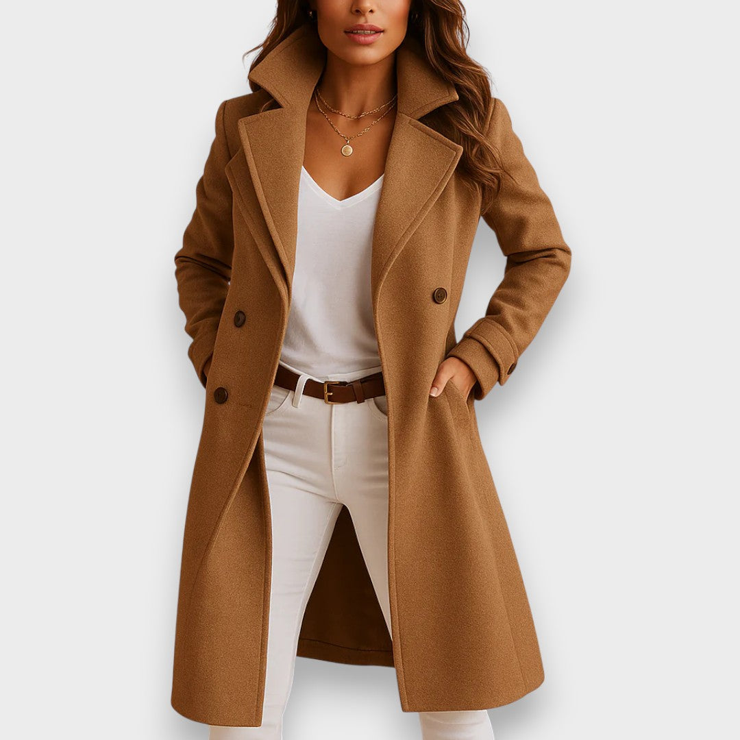 Manteau 3/4 Classique En Coton