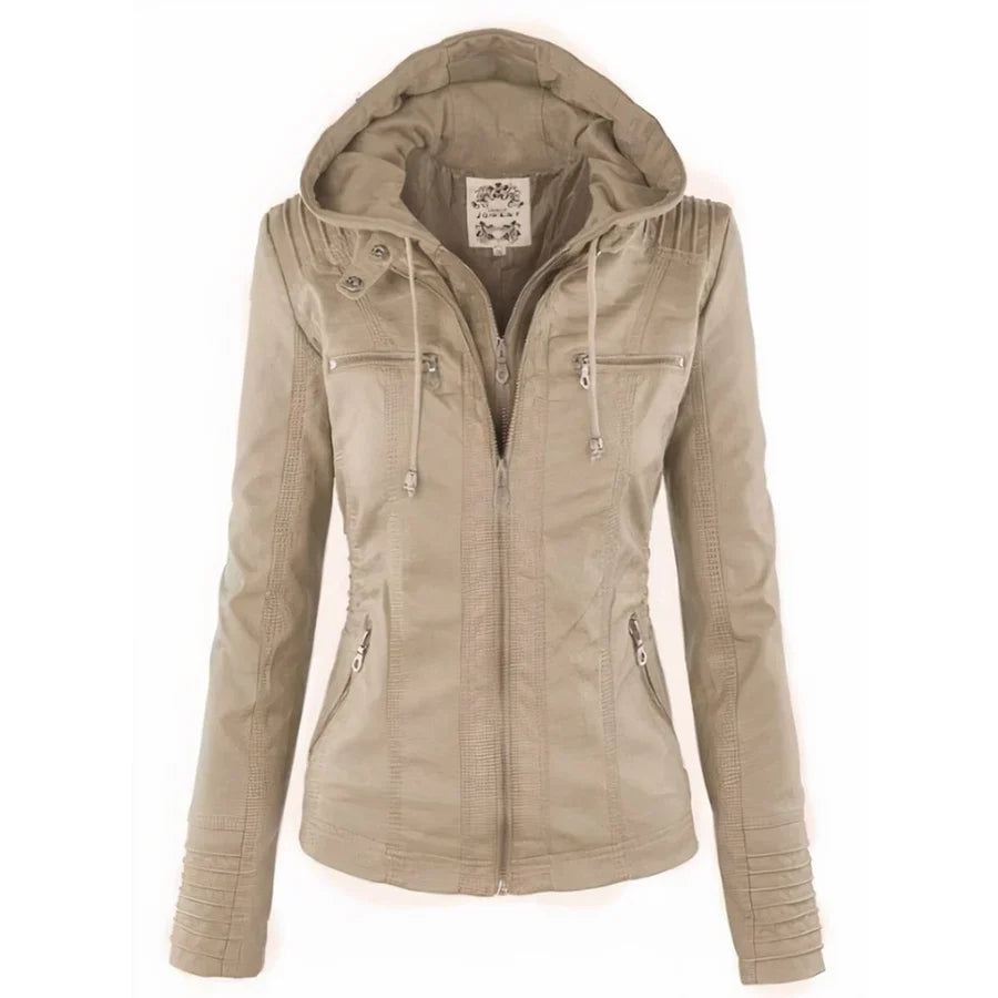 Gisèle – Veste en cuir élégante et robuste